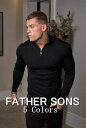 FATHER SONS ファーザーサン UK発 マッチョ向け ラグジュアリーウェア ニット メンズ 長袖 マッスルフィット フィジーカー ニット ウール ストレ...