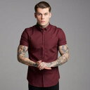 FATHER SONS ファーザーサン 【Fathersons】ボディビルダー シャツ 大きいサイズ XL 2XL 3XL 4XLメンズシャツ ボタンダウン クラシックシャツ 半袖【UK発】【取寄せ】【送料無料】【トップス単品】(4)