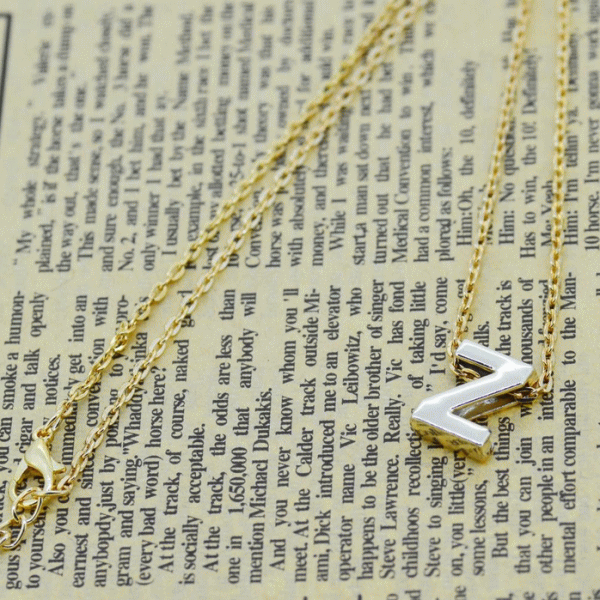 【あす楽】イニシャルネックレス ゴールドネックレス ゴールドメッキスモールネックレス ゴールドイニシャル Gold Plated イニシャル【Z】【メール便送料無料】【1から2営業日出荷】【メール便のみ送料無料】【代引送料500円+手数料324円】