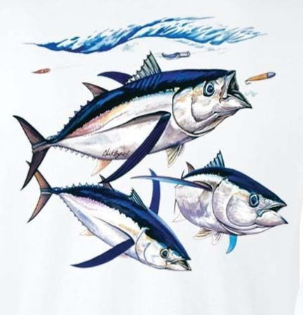 マグロTシャツ ツナTシャツ 半袖Tシャツ本場米国直輸入品 TUNA デザインTシャツ メンズTシャツ。