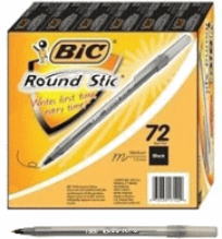 BIC/ビック　ボールペン　ブラック　72本入り【お徳用3個セット】【納期2週間〜】【お取り寄せ品】