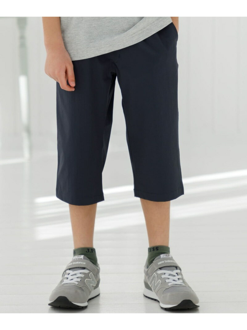 樂天商城 - 【SALE／25%OFF】【撥水】【140-170cm】ナイロンストレッチクロス 7分丈パンツ J.PRESS ジェイプレス パンツ その他のパンツ ネイビー グレー【RBA_E】【送料無料】[Rakuten Fashion]