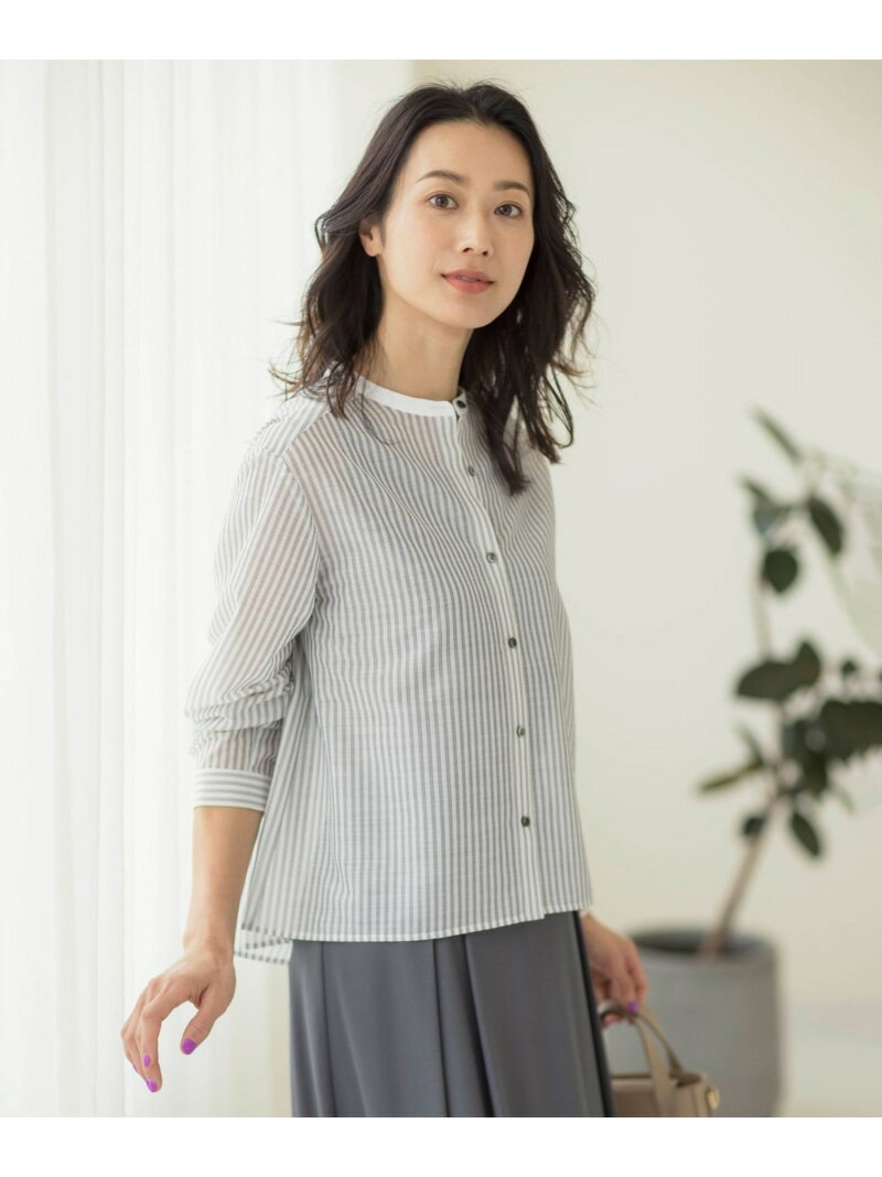 Rakuten - 【SALE／50%OFF】シアーピンストライプ カットソー J.PRESS LADIES L ジェイプレス トップス カットソー・Tシャツ ピンク ホワイト【RBA_E】【送料無料】[Rakuten Fashion]