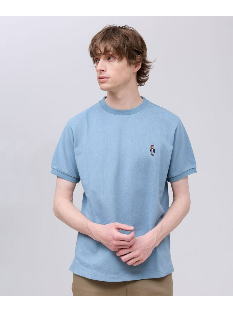 新デザイン【BULLDOG BOY】カノコレジメン クルーネック Tシャツ J.PRESS ジェイプレス トップス カットソー・Tシャツ ホワイト ピンク ネイビー ブルー【送料無料】[Rakuten Fashion]
