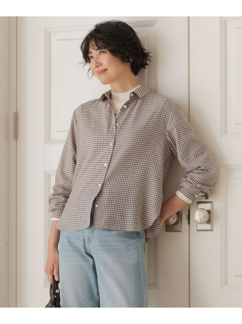 Rakuten - 【SALE／40%OFF】サイロチェック シャツ J.PRESS LADIES L ジェイプレス トップス シャツ・ブラウス ホワイト ブラック【RBA_E】【送料無料】[Rakuten Fashion]