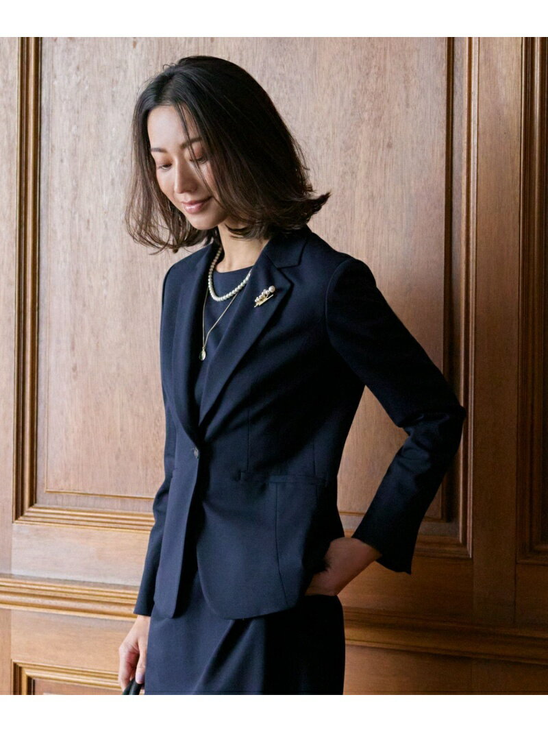 Rakuten - 【SALE／50%OFF】【洗える・UVカット】 アルファクロスジャージー テーラード ジャケット J.PRESS ジェイプレス ジャケット・アウター テーラードジャケット・ブレザー ネイビー【RBA_E】【送料無料】[Rakuten Fashion]