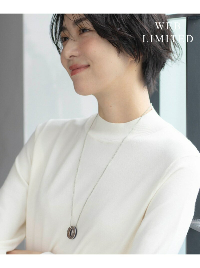 【WEB限定】3WAYマーブル スカーフリングネックレス J.PRESS ジェイプレス アクセサリー・腕時計 ネッ..