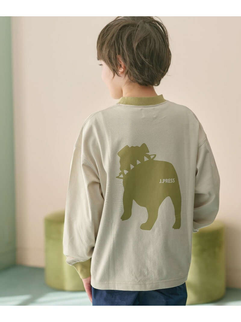 Rakuten - 【SALE／30%OFF】【100-130cm】バックブル 長袖カットソー J.PRESS ジェイプレス トップス カットソー・Tシャツ グレー【RBA_E】【送料無料】[Rakuten Fashion]