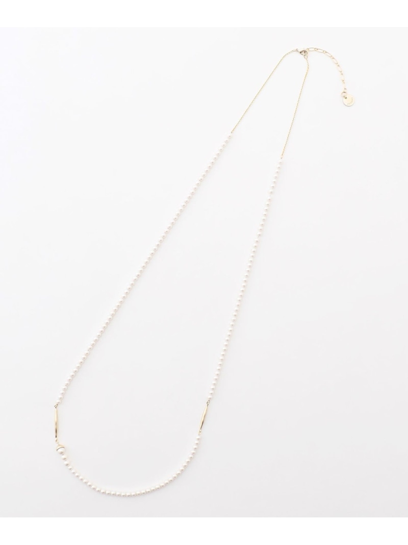 Rakuten - 【2way】small パール ネックレス J.PRESS ジェイプレス アクセサリー・腕時計 ネックレス シルバー【送料無料】[Rakuten Fashion]