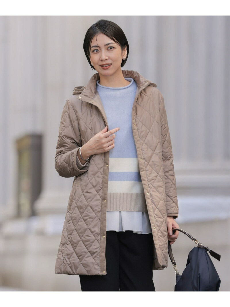 Rakuten - 【SALE／30%OFF】【WEB限定カラーあり・2way】コンパクトタフタキルティング フーデッド コート J.PRESS ジェイプレス ジャケット・アウター その他のジャケット・アウター ホワイト ブラウン ベージュ ネイビー ブラック【RBA_E】【送料無料】[Rakuten Fashion]