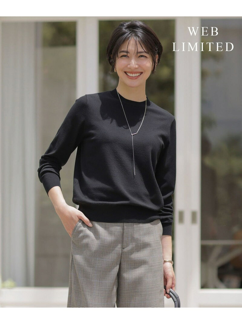 樂天商城 - 【WEB限定】PRINCE クルーネック ニット J.PRESS ジェイプレス トップス ニット ホワイト ブラック ブルー イエロー ベージュ【送料無料】[Rakuten Fashion]