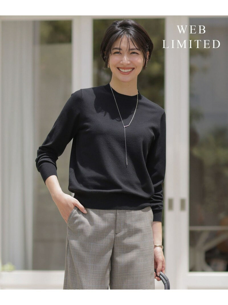 Rakuten - 【WEB限定】PRINCE クルーネック ニット J.PRESS LADIES L ジェイプレス トップス ニット ベージュ ホワイト ブラック イエロー ブルー【送料無料】[Rakuten Fashion]