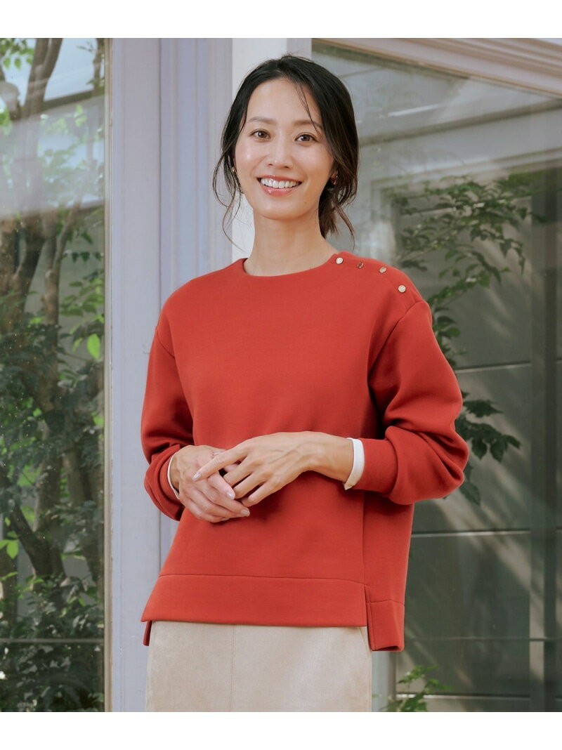 Rakuten - 【SALE／30%OFF】ダンボールジャージー プルオーバー J.PRESS ジェイプレス トップス カットソー・Tシャツ グレー ブラック オレンジ【RBA_E】【送料無料】[Rakuten Fashion]