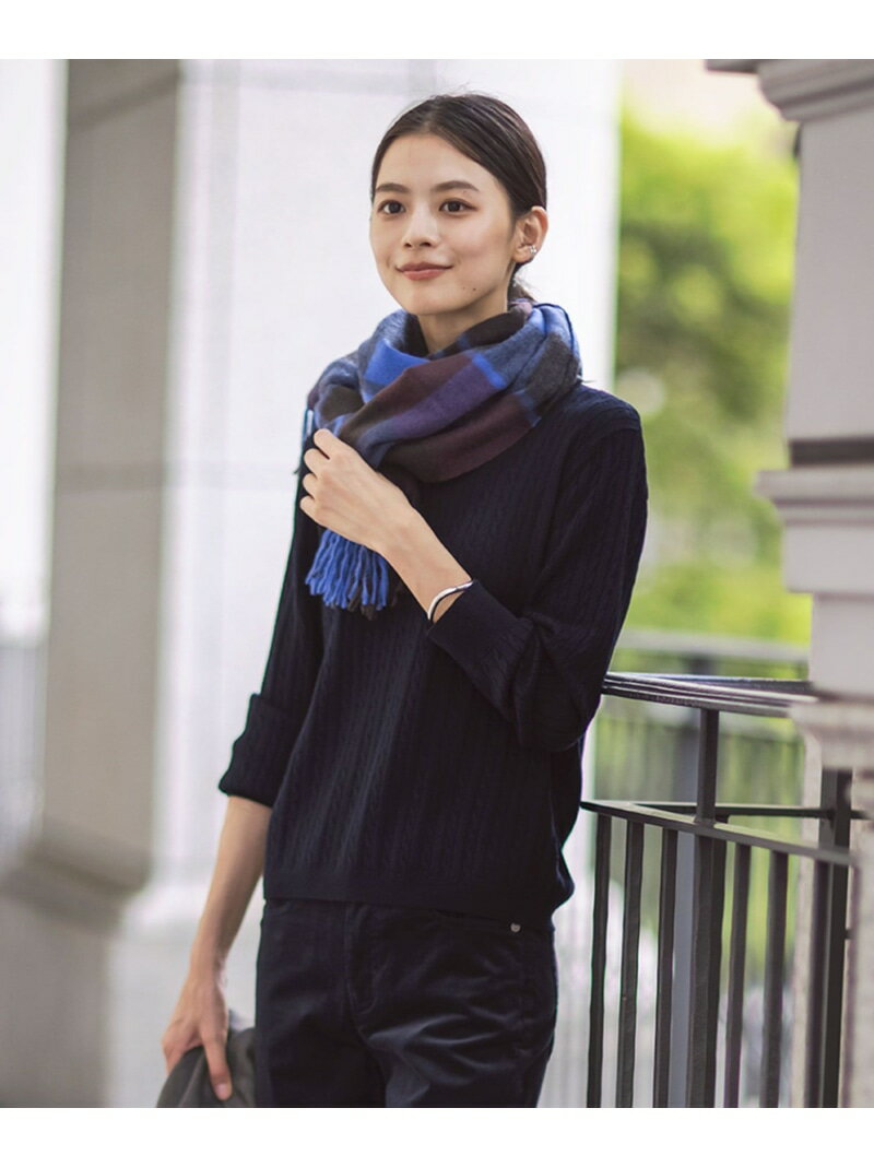 ジェイプレス レディース セーター レディース 【洗える】KNIT BASIC クルーネック ニット J.PRESS LADIES L ジェイプレス トップス ニット ネイビー グレー レッド ベージュ グリーン【送料無料】[Rakuten Fashion]