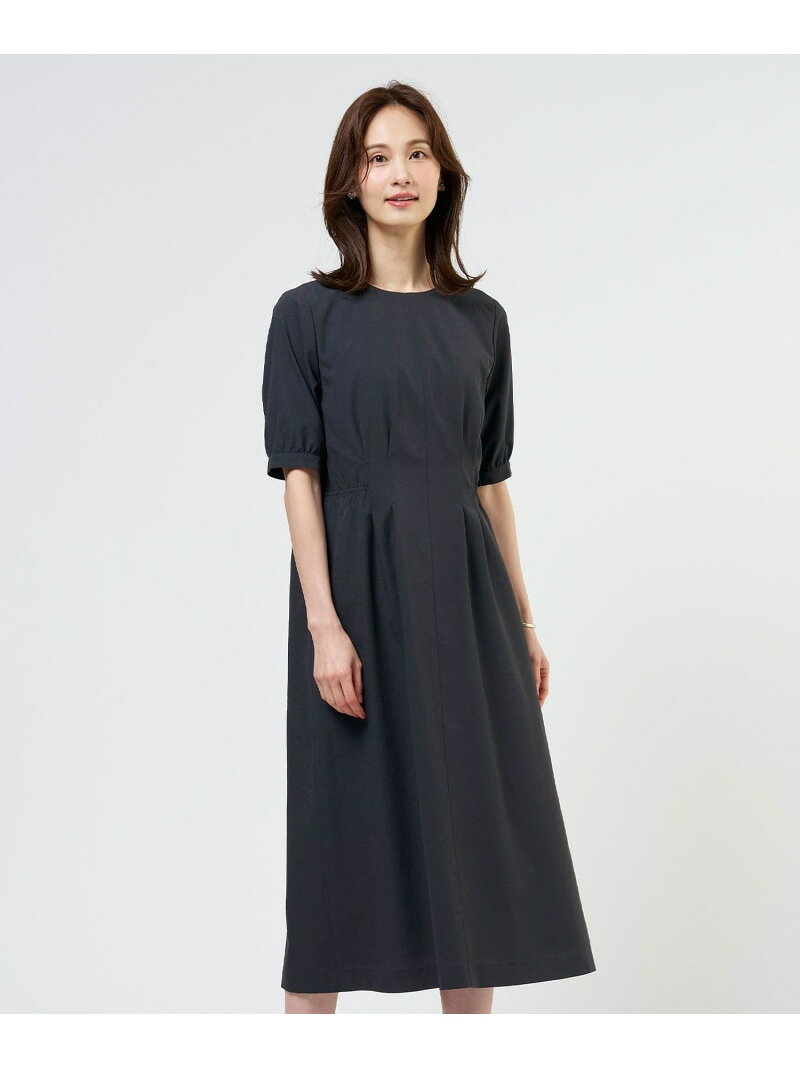 Rakuten - 【WEB限定カラーあり】アキハ BREEZE COOL ワンピース J.PRESS ジェイプレス ワンピース・ドレス ワンピース グレー ブラウン【送料無料】[Rakuten Fashion]