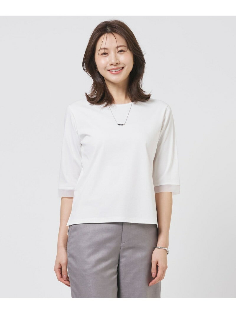 Rakuten - 【シーンレスに活躍】スムースジャージー カットソー J.PRESS ジェイプレス トップス カットソー・Tシャツ グレー ブラック ホワイト イエロー【送料無料】[Rakuten Fashion]