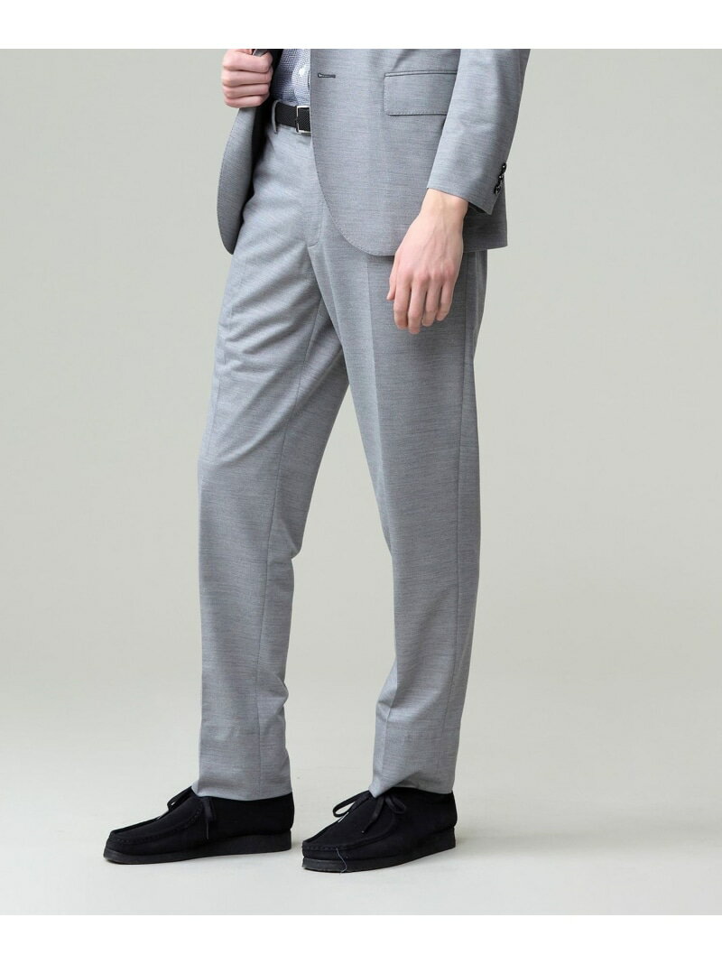 Rakuten - 【ストレッチ / 洗える / 吸水速乾/ 接触冷感】【J.PRESS-POOL WOOL】ジャージーセットアップ スラックス_25年モデル J.PRESS ジェイプレス パンツ その他のパンツ ネイビー【送料無料】[Rakuten Fashion]