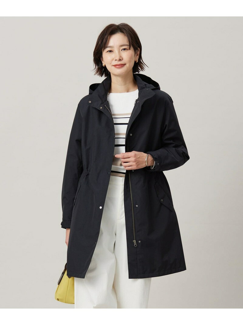 Rakuten - 【SALE／50%OFF】【洗える】スパンライクナイロンタッサー フーデット コート J.PRESS ジェイプレス ジャケット・アウター その他のジャケット・アウター ブラウン ブラック ベージュ【RBA_E】【送料無料】[Rakuten Fashion]