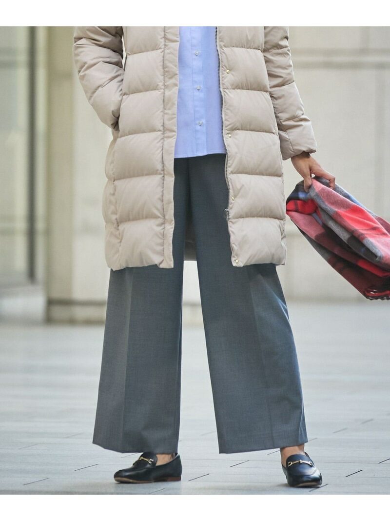 【SALE／50%OFF】【洗える】ANASTASIA milled ツータック ワイド パンツ J.PRESS LADIES L ジェイプレス パンツ その他のパンツ グレー ネイビー【RBA_E】【送料無料】[Rakuten Fashion](4.0)