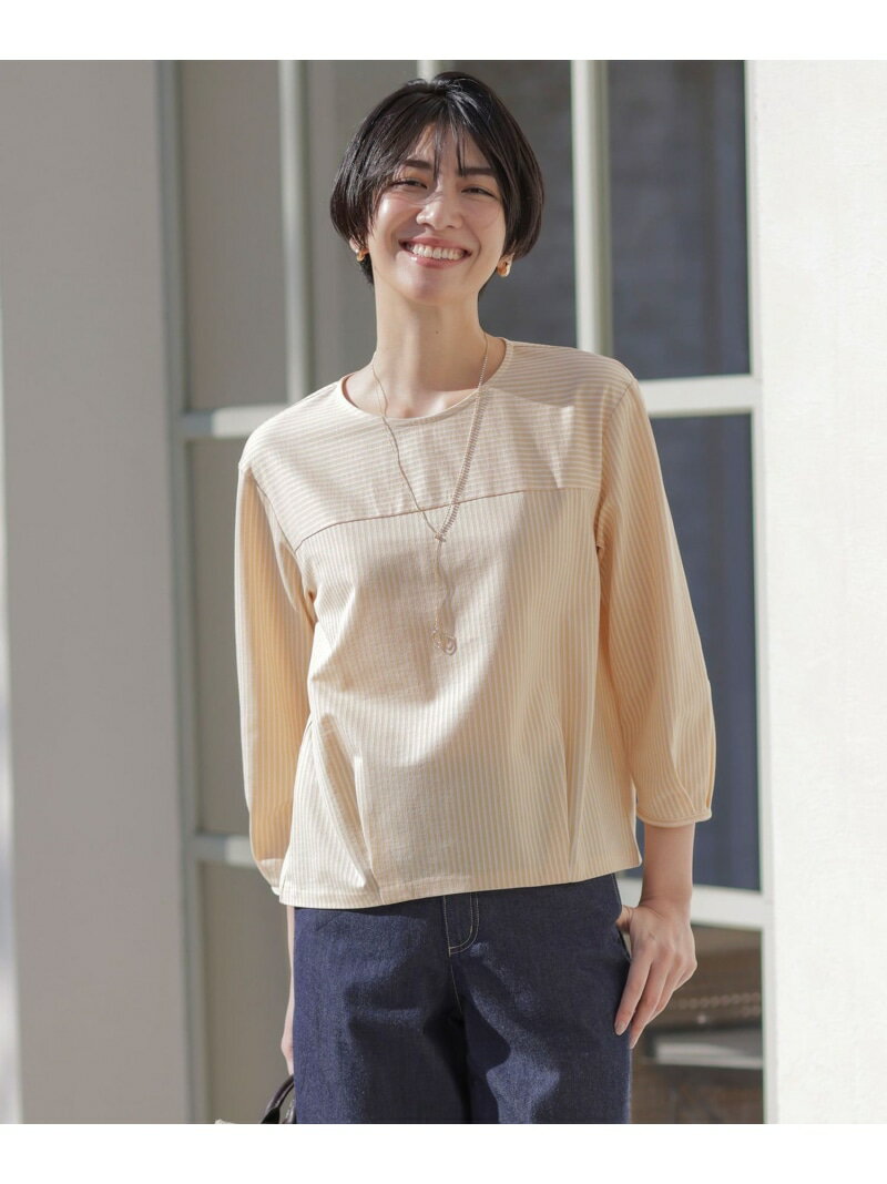 【SALE/50%OFF】Jカミーチェストライプ クルーネック カットソー J.PRESS ジェイプレス トップス カットソー・Tシャツ グリーン ネイビー オ...