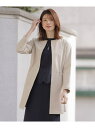 【SALE/30%OFF】【洗える・撥水】ドライツイルストレッチ ノーカラー コート J.PRESS ジェイプレス ジャケット・アウター ノーカラージャケット ...