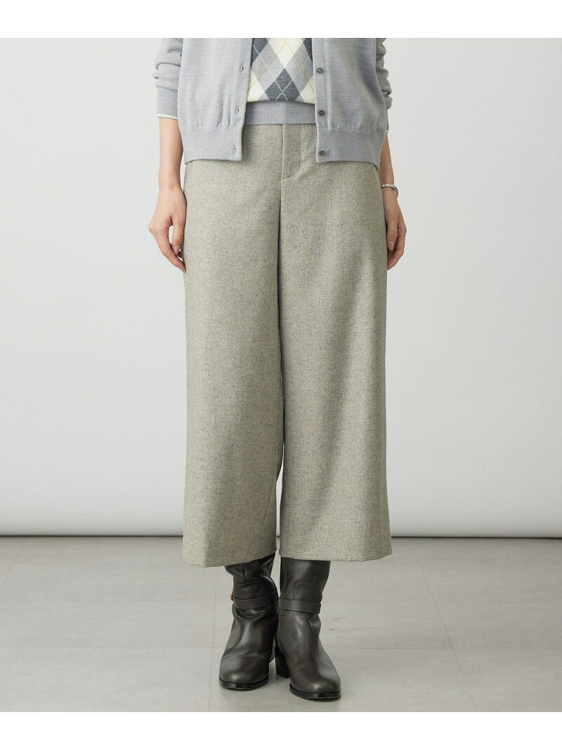 Rakuten - 【SALE／30%OFF】ラメツイード クロップド パンツ J.PRESS LADIES L ジェイプレス パンツ その他のパンツ グレー ブラウン ベージュ【RBA_E】【送料無料】[Rakuten Fashion]