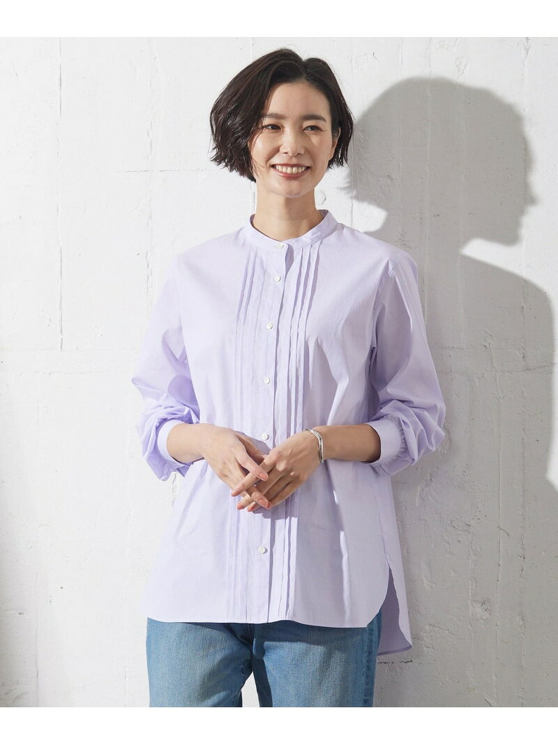 Rakuten - 【SALE／50%OFF】【洗える】BEZ VEGA ストライプ ピンタック ブラウス J.PRESS ジェイプレス トップス シャツ・ブラウス ホワイト パープル ブルー【RBA_E】【送料無料】[Rakuten Fashion]
