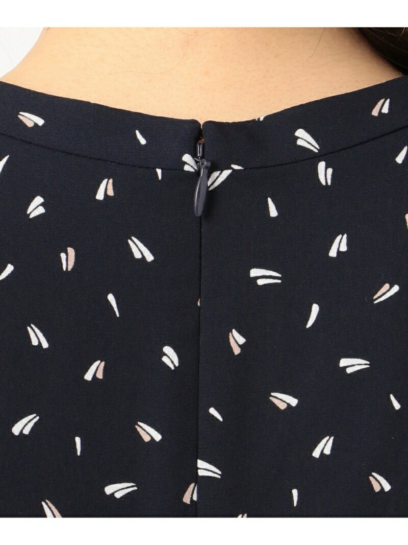 楽天ランキング1位 洗える フェザージオメトリックプリント ワンピース J Press ジェイプレス ワンピース ワンピースその他 ネイビー ブルー 送料無料 Fashion 春夏新色 Infosex Com Br