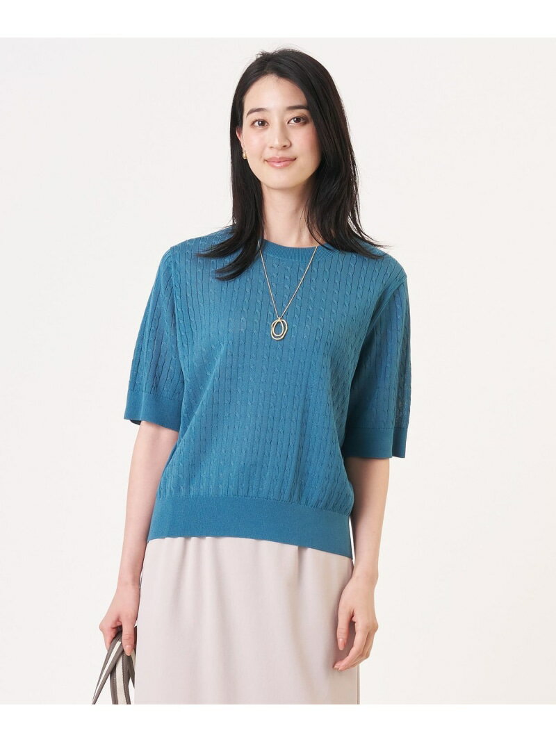 Rakuten - 【アンサンブル着用可】Vis/Peスパーク クルーネック プルオーバー J.PRESS ジェイプレス トップス ニット オレンジ ネイビー ホワイト【送料無料】[Rakuten Fashion]