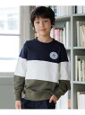 【140-170cm】COMBI トリコロール トレーナー J.PRESS ジェイプレス トップス スウェット・トレーナー ベージュ ブルー ネイビー【送料無料...