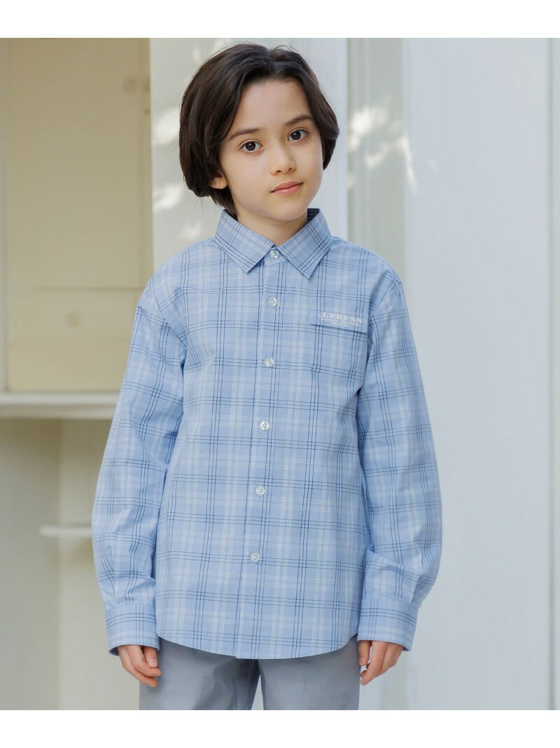 【140-170cm】オックス チェックシャツ J.PRESS ジェイプレス トップス シャツ・ブラウス【送料無料】[Rakuten Fashion]
