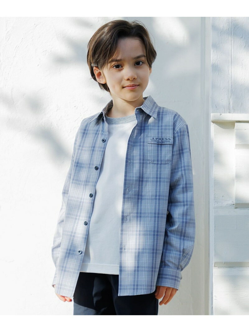 Rakuten - 【140-170cm】オックス チェックシャツ J.PRESS ジェイプレス トップス シャツ・ブラウス【送料無料】[Rakuten Fashion]