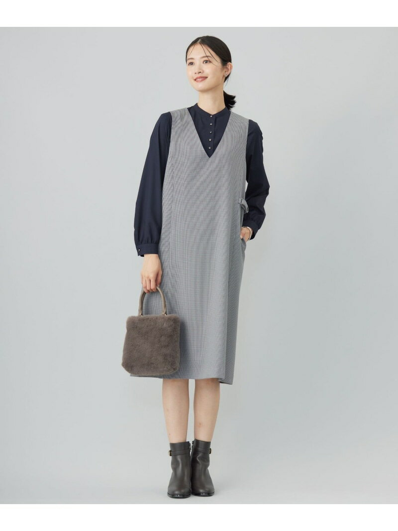 【SALE／50%OFF】【洗える】LANATEC ガンクラブ ジャンパースカート J.PRESS LADIES L ジェイプレス ワンピース・ドレス ジャンパースカート【RBA_E】【送料無料】[Rakuten Fashion]