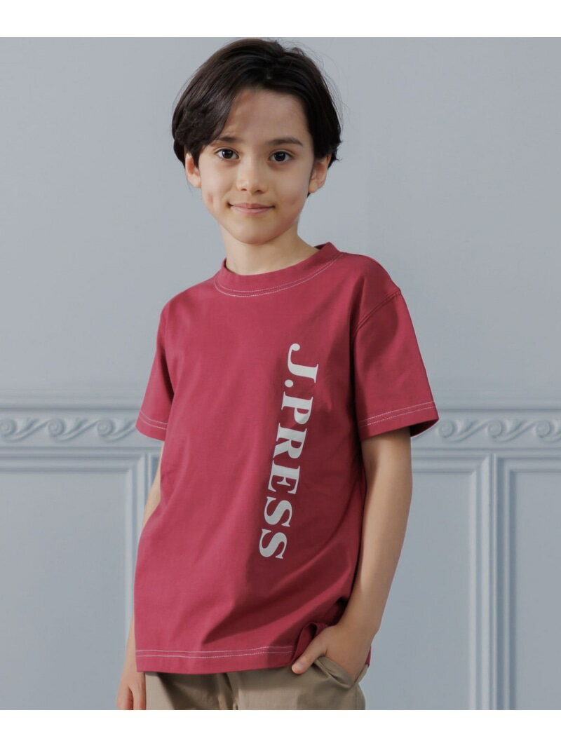 Rakuten - 【90-130cm】ブランドロゴ ベーシック 半袖Tシャツ J.PRESS ジェイプレス トップス カットソー・Tシャツ ブルー ネイビー レッド【送料無料】[Rakuten Fashion]