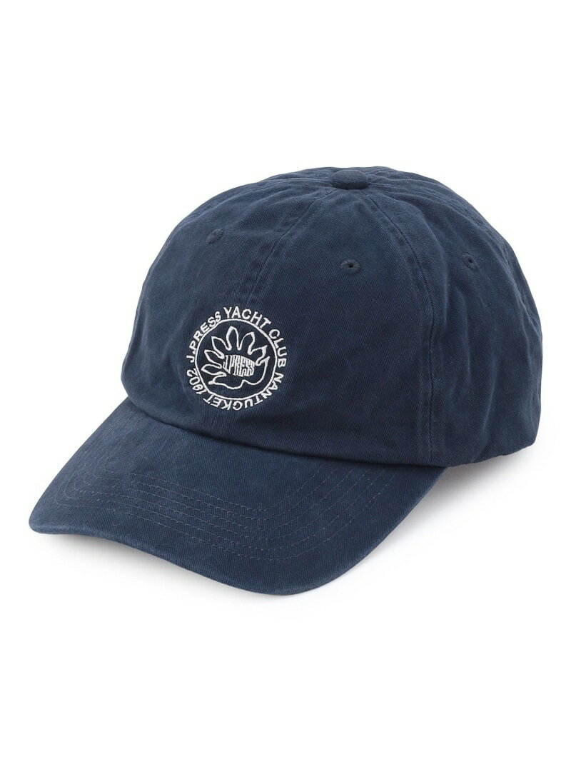【J.PRESS YACHT CLUB】エンブロイダリーコットンツイル キャップ J.PRESS ジェイプレス 帽子 キャップ ホワイト ネイビー ワインレッド【送料無料】[Rakuten Fashion]