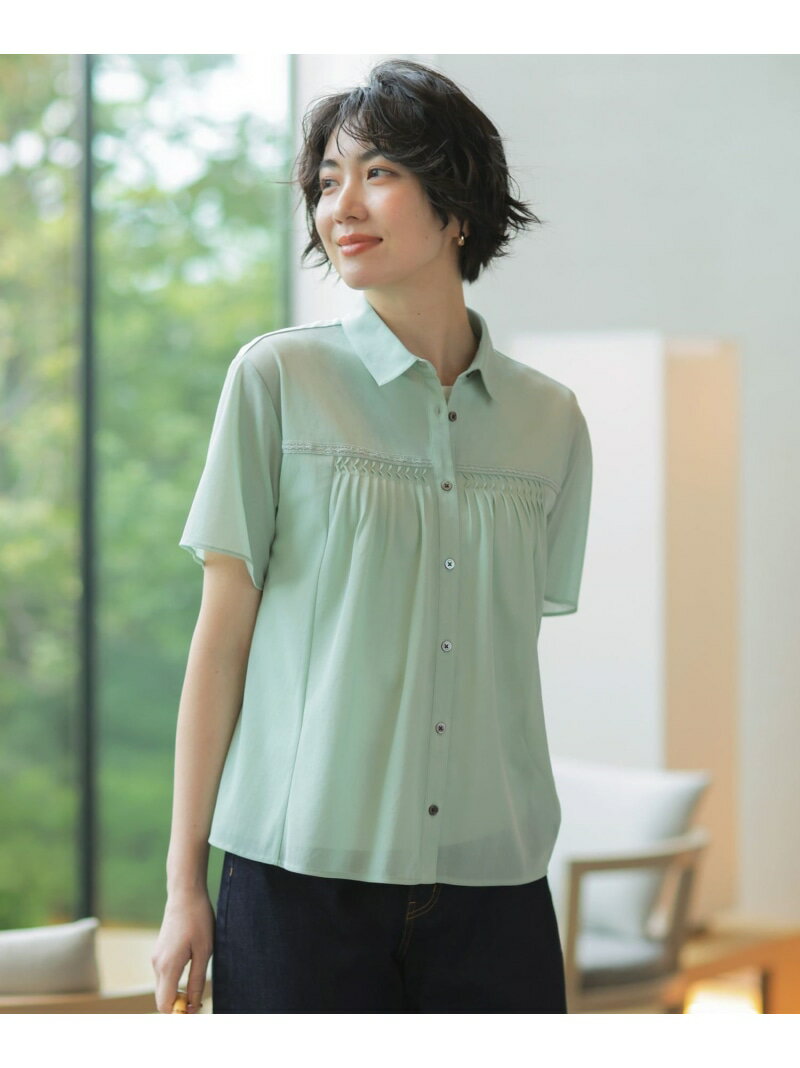 Rakuten - シアードライトリコット シャツライク カットソー J.PRESS ジェイプレス トップス カットソー・Tシャツ ネイビー グレー グリーン【送料無料】[Rakuten Fashion]