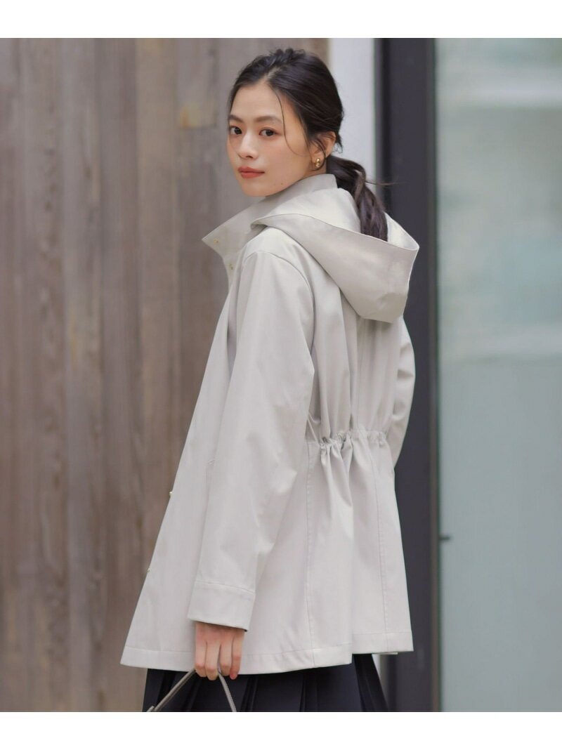 【2way】ドライツイルストレッチ フーデット アウター J.PRESS ジェイプレス ジャケット・アウター その他のジャケット・アウター ブルー ベージュ ネイビー【送料無料】[Rakuten Fashion]