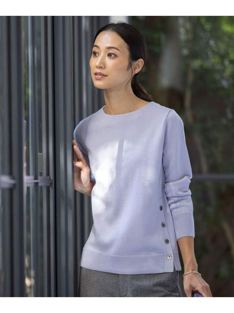 ジェイプレス レディース セーター レディース 【SALE／30%OFF】CLEAR LIGHT WOOL ボートネック ニット J.PRESS ジェイプレス トップス ニット パープル ブラック ベージュ【RBA_E】【送料無料】[Rakuten Fashion]