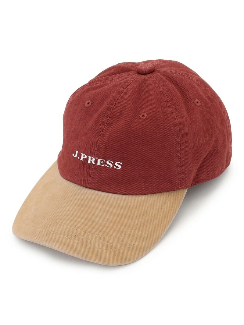 Rakuten - 【WEB・一部店舗限定】ピグメント ロゴキャップ J.PRESS ジェイプレス 帽子 キャップ ワインレッド ネイビー ベージュ【送料無料】[Rakuten Fashion]