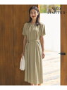 【SALE/40%OFF】【WEB限定・洗える】ナチュラルスムース ワンピース J.PRESS ジェイプレス ワンピース・ドレス ドレス ネイビー ブルー ブラ...