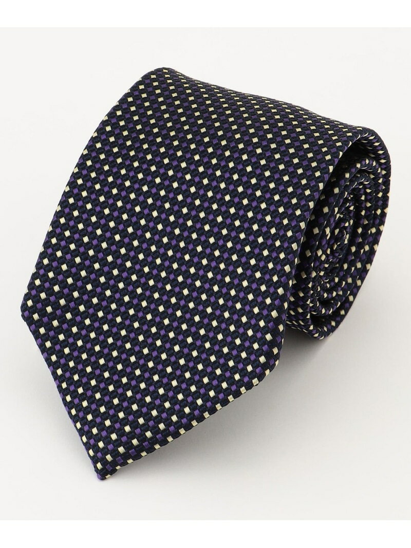 Rakuten - 【VINTAGE JACQUARD COLLECTION】小紋柄 ネクタイ J.PRESS ジェイプレス スーツ・フォーマル ネクタイ・蝶ネクタイ ブルー ネイビー【送料無料】[Rakuten Fashion]