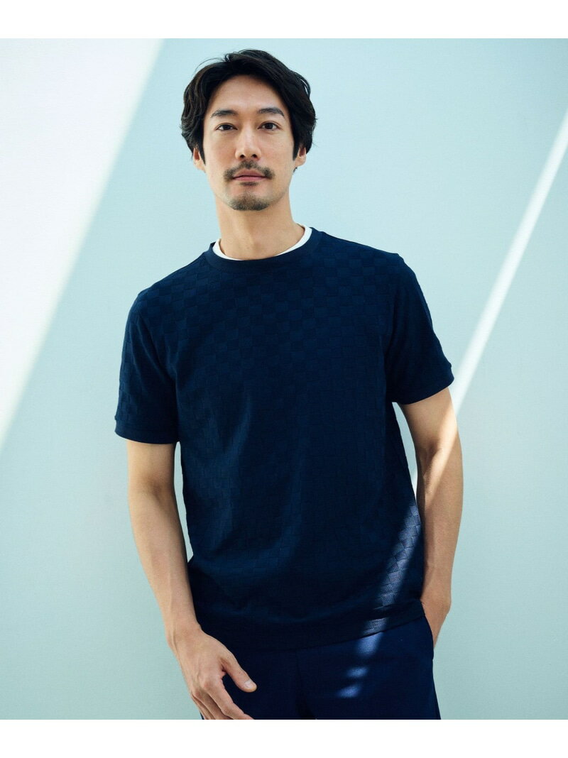 Rakuten - 汗ばむ夏の最適解Tシャツ【吸水速乾 / シワになりにくい】【J.PRESS PREMIUM JERSEY】 リンクス Tシャツ J.PRESS ジェイプレス トップス カットソー・Tシャツ グレー ホワイト ネイビー ブルー【送料無料】[Rakuten Fashion]