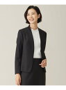 【セットアップ対応】BAHARIYE SOLID ノーカラー ジャケット J.PRESS LADIES L ジェイプレス ジャケット・アウター ノーカラージャケ...