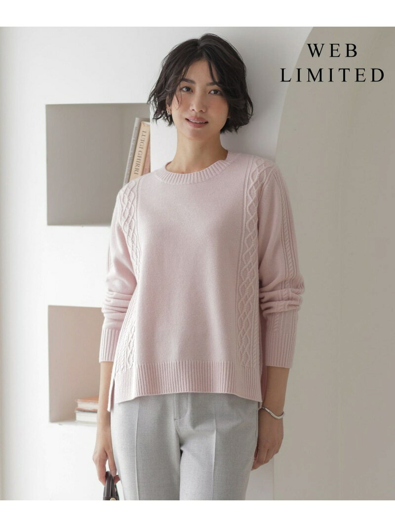 Rakuten - 【SALE／30%OFF】【WEB限定カラーあり】CAT クルーネック ニット J.PRESS LADIES L ジェイプレス トップス ニット ブルー イエロー ホワイト ピンク【RBA_E】【送料無料】[Rakuten Fashion]