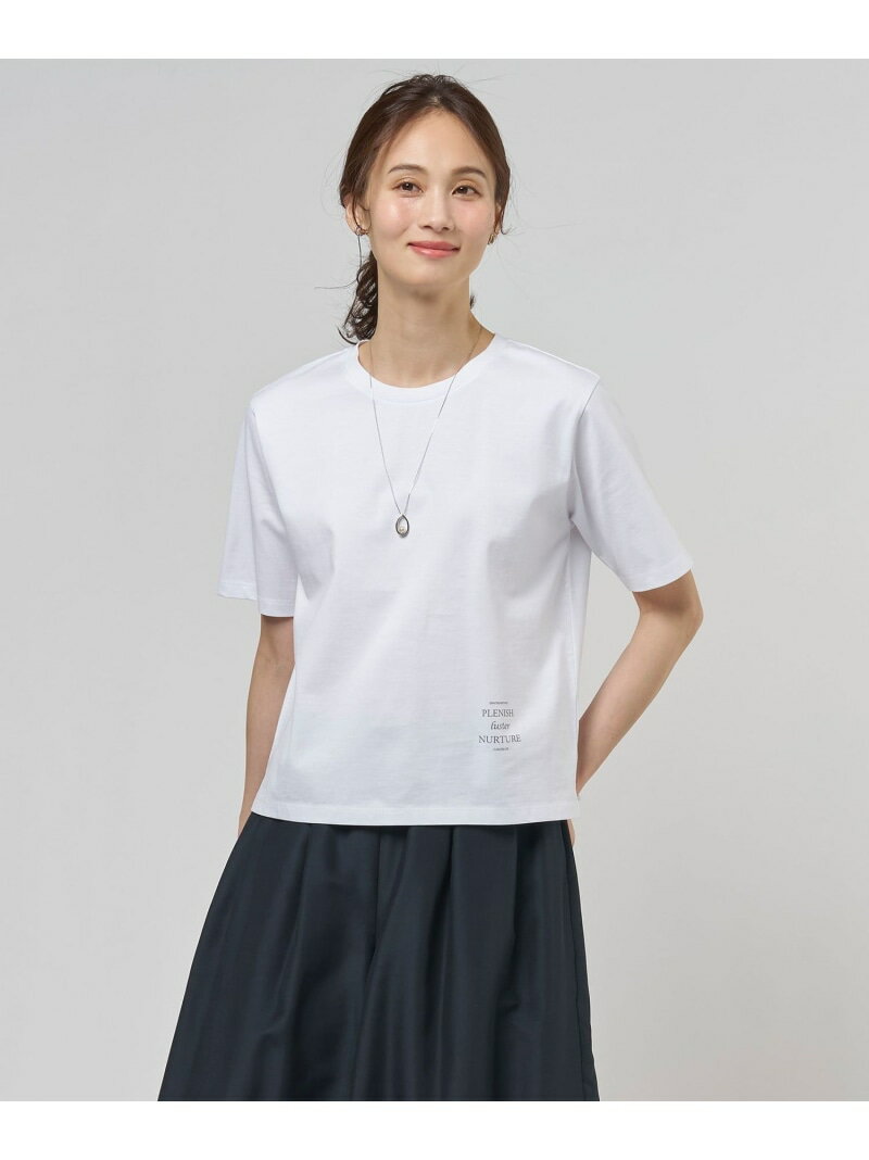 樂天商城 - ロゴ Tシャツ J.PRESS ジェイプレス トップス カットソー・Tシャツ グリーン ホワイト グレー【送料無料】[Rakuten Fashion]