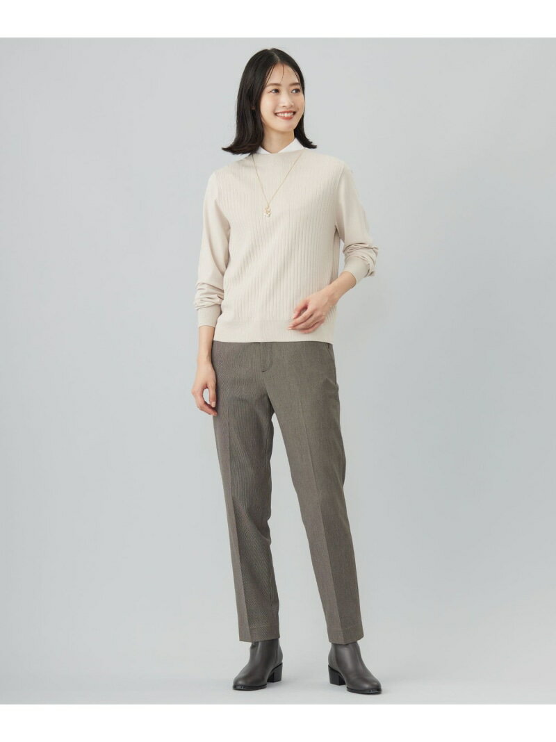 【洗える】パールボタン デコカラー 付け襟 J.PRESS ジェイプレス ファッション雑貨 付け襟 ホワイト【送料無料】[Rakuten Fashion]