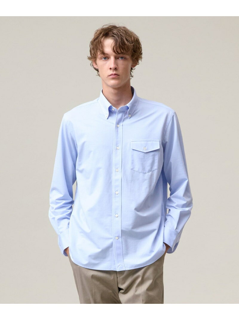 Rakuten - 【SALE／20%OFF】【KANEMASA JERSEY】ボタンダウン シャツ J.PRESS ジェイプレス トップス シャツ・ブラウス ホワイト ネイビー ブルー【RBA_E】【送料無料】[Rakuten Fashion]