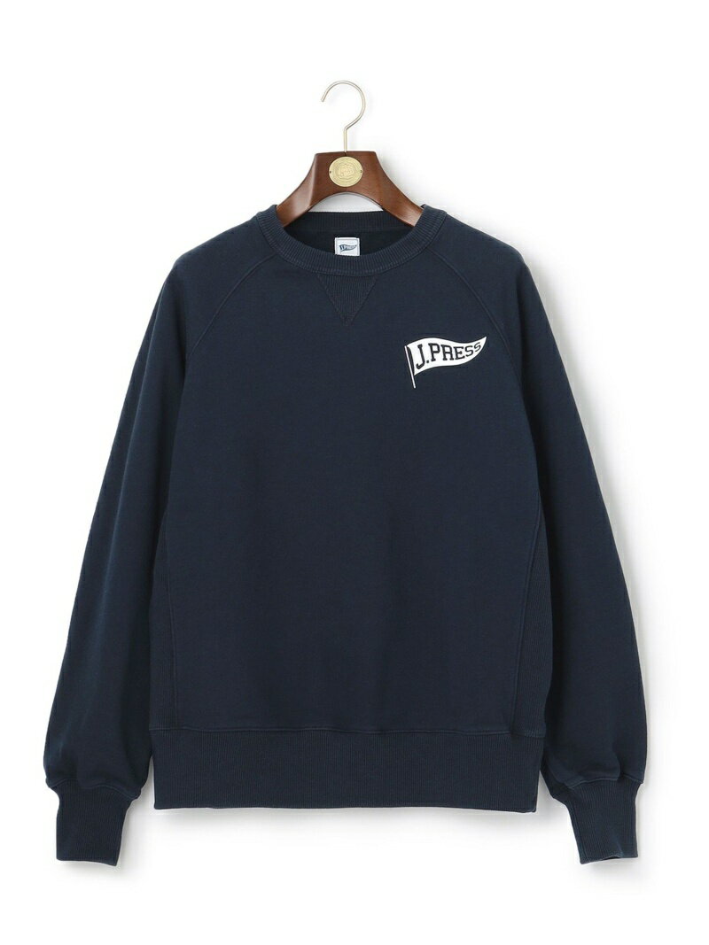 yPennant LabelzSweatshirt / J.PRESS Flag J.PRESS WFCvX gbvX XEFbgEg[i[ lCr[ zCg O[yz[Rakuten Fashion]