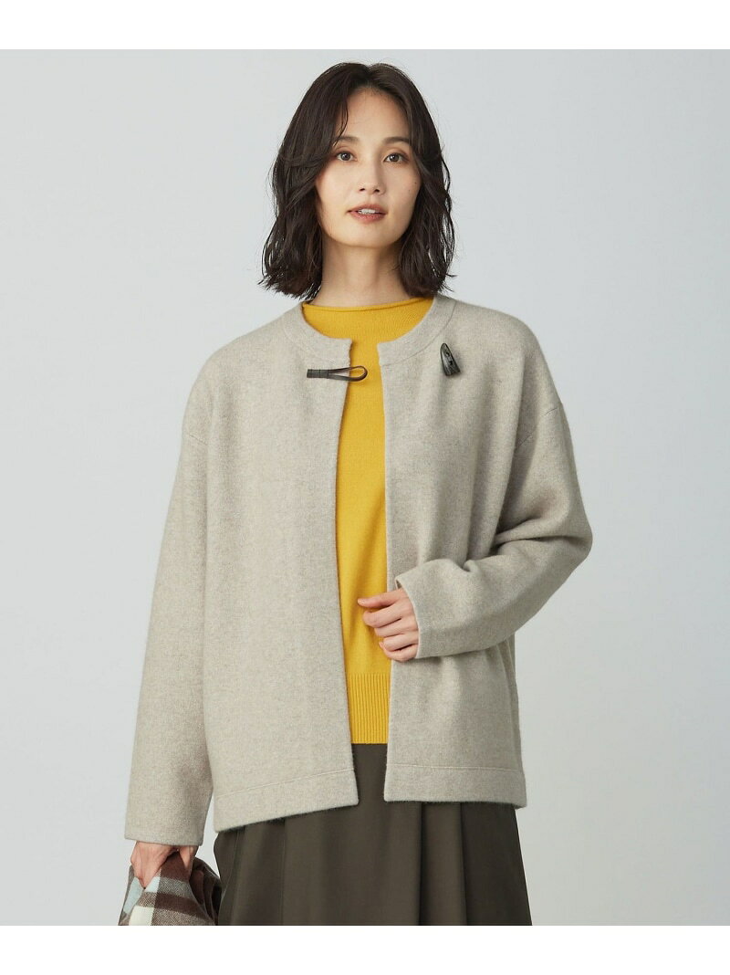 Rakuten - 【SALE／20%OFF】RACOON カーディガン J.PRESS ジェイプレス トップス カーディガン ベージュ グレー【RBA_E】【送料無料】[Rakuten Fashion]