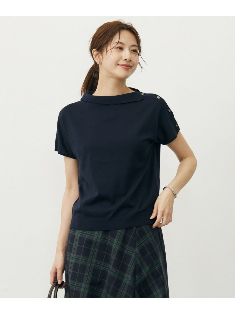 Rakuten - 【SALE／50%OFF】【洗える・抗菌防臭】COTTON POLYESTER 襟付き ニット J.PRESS ジェイプレス トップス ニット ブルー ネイビー グレー ピンク【RBA_E】【送料無料】[Rakuten Fashion]